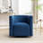 Occie Velvet Swivel Barrel Chair-566511848