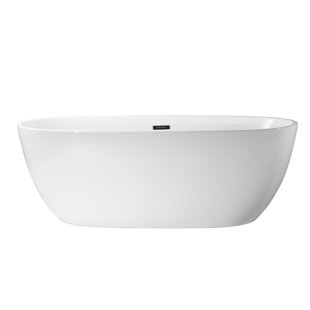 66.93'' x 31.5'' Freestanding Acrylic Bathtub