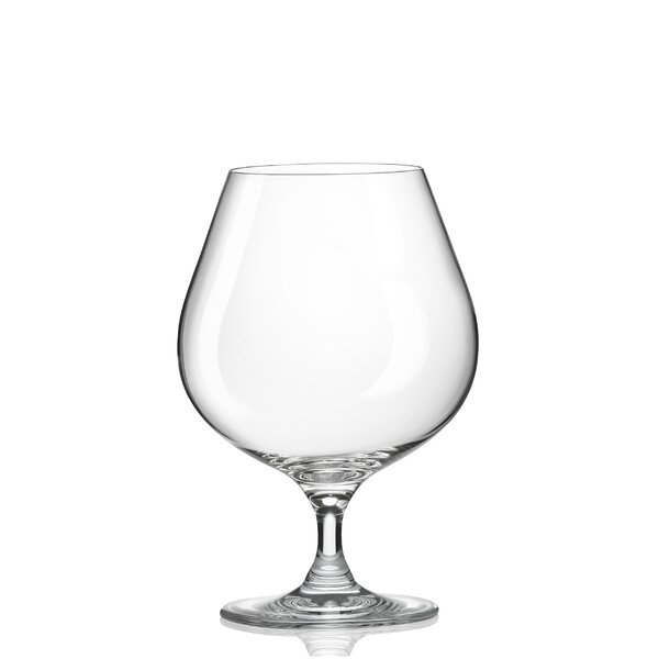 LUXU Crystal Brandy Snifter,Modern & Unique Stemmed Brandy Glasses,Premium  Cognac Snifter for Scotch & Bourbon & Whiskey and Spirits, Lead-Free Beer