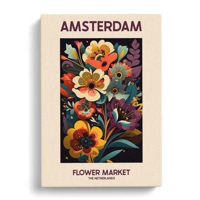 XMKTMKT-49 Amsterdam Flower Market Exhibition 15 - Wrapped Canvas Print
