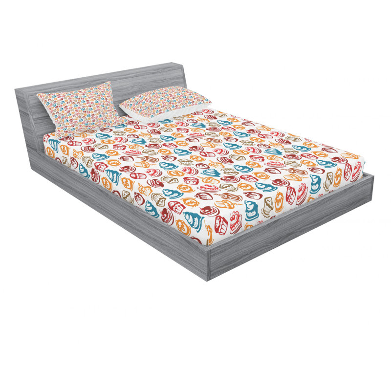 Microfiber Sheet Set, Full/Double Sheet Set with Fitted Sheet