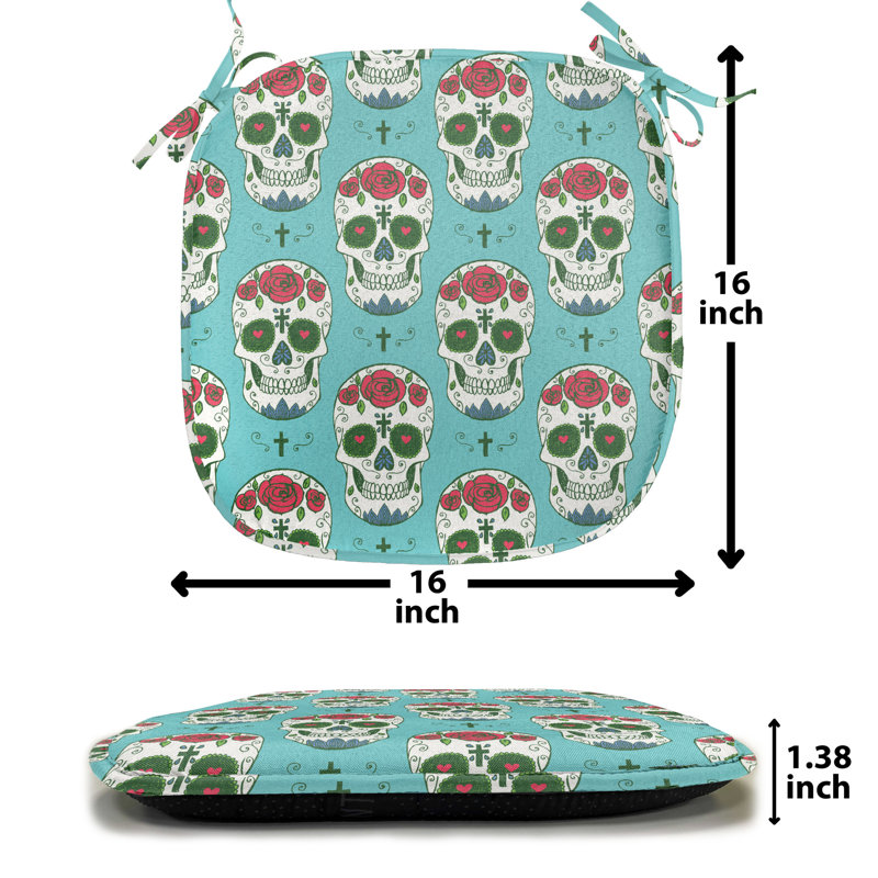 Coussin de siège intérieur / extérieur Roses on Skull