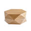 Table basse à rabat 36,09 po Polygon, finition naturelle, placage en bois massif de haute qualité, rangement dissimulé, sans assemblage, convient à la table de détente de chambre à coucher