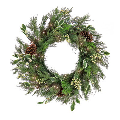 28'' Lighted Wreath