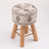 Light Gray/Natural Wooden