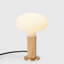 Knuckle Table Lamp In Walnut + Oval-140903081