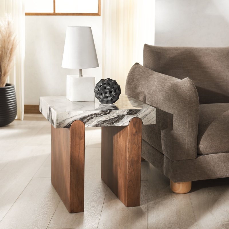 Kynslei Marble Accent Table