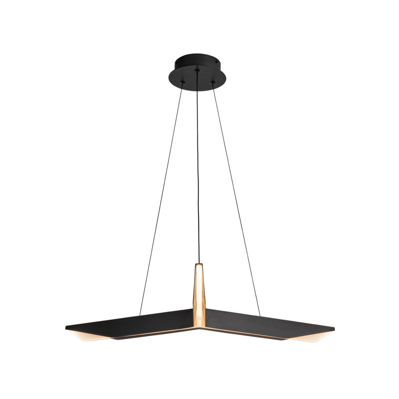 Luminaire suspendu à DEL 31 po Tachi, Bronze urbain
