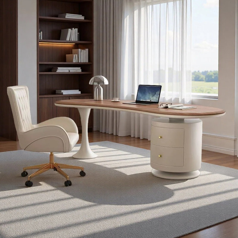 Bercht Free Form Desk, 29.53" H x 70.87" W x 27.56" D