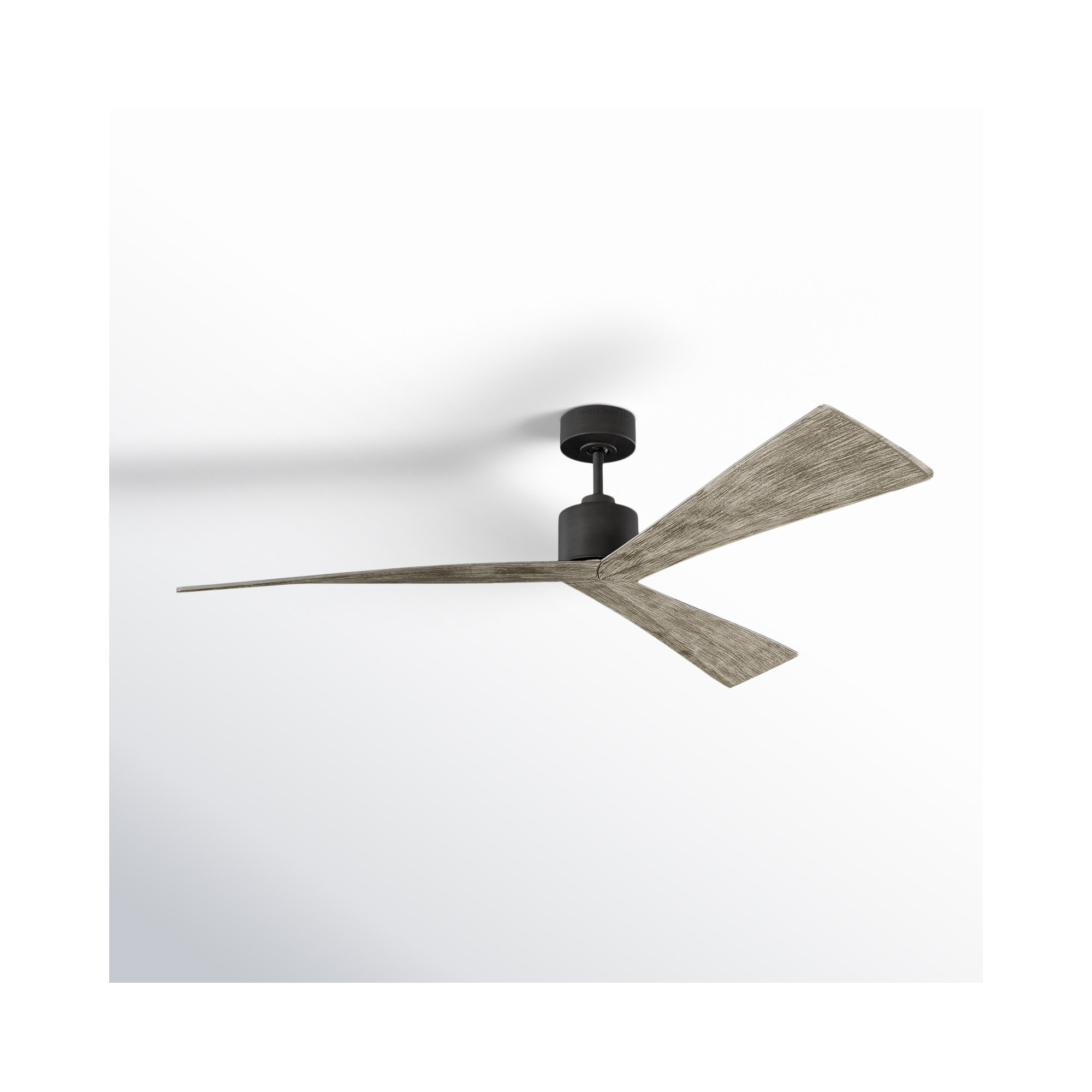 Mirage 60'' 3 Blade Ceiling Fan, 60", Aged Pewter/Gray Weathered Oak