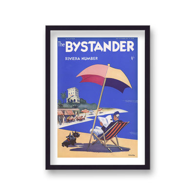 Vintage Publication The Bystander Riviera Number by Vouvart - Single Picture Frame Print