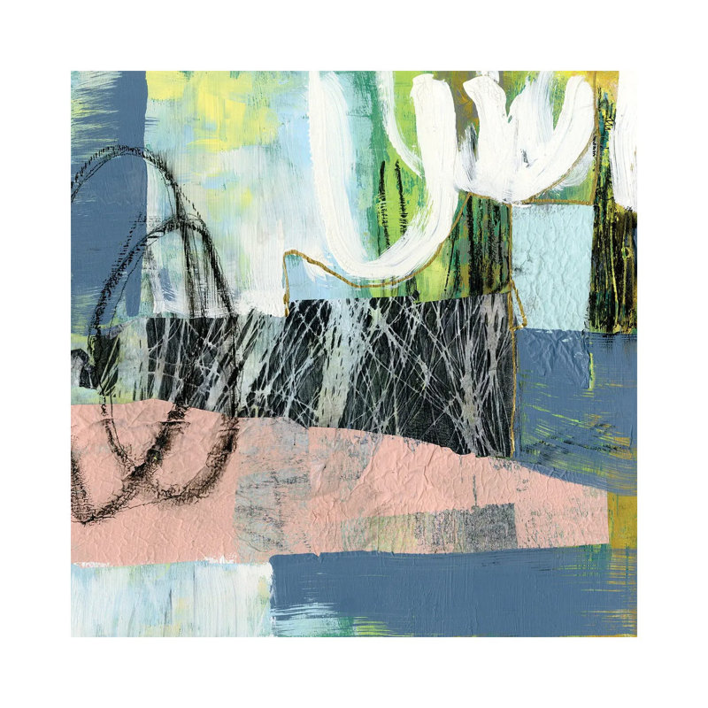 Circlets I by Jennifer Goldberger - Wrapped Canvas Painting, 93.98cm H x 93.98cm W x 1.91cm D