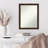 Hamit Solid Wood Rectangle Wall Mirror