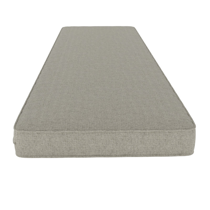 Indoor/Outdoor Sunbrella® Seat Cushion, 65" W x 18" D, Spectrum Dove Sunbrella® Plainweave