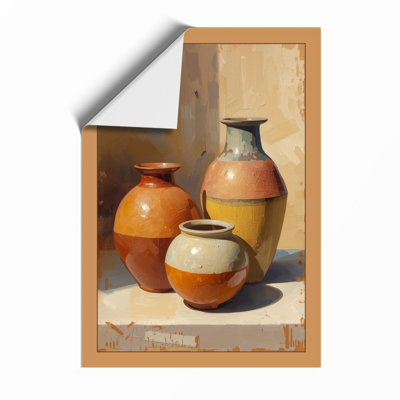 Ceramic Vessels In Repose Minimalist - Print