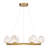 Yorkton 6-Light Chandelier in Warm Brass-309731414-306412229