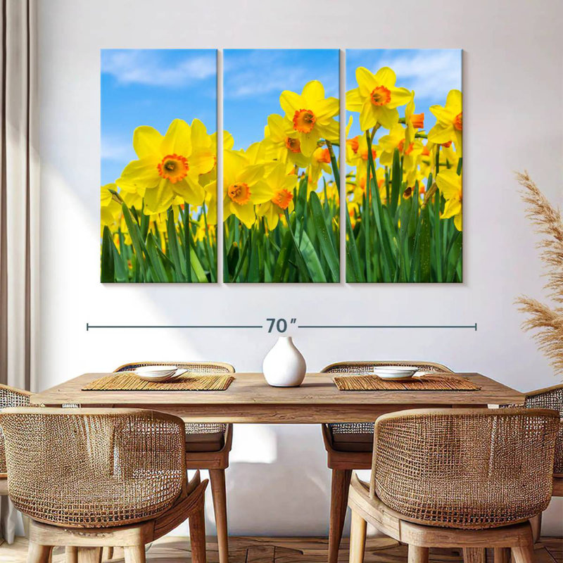 Dutch Master Daffodils, 42" H x 65" W