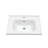 23.63" X 18.63" Rectangular Single Vanity Top With 1 Faucet Hole And Overflow(Sink Only)