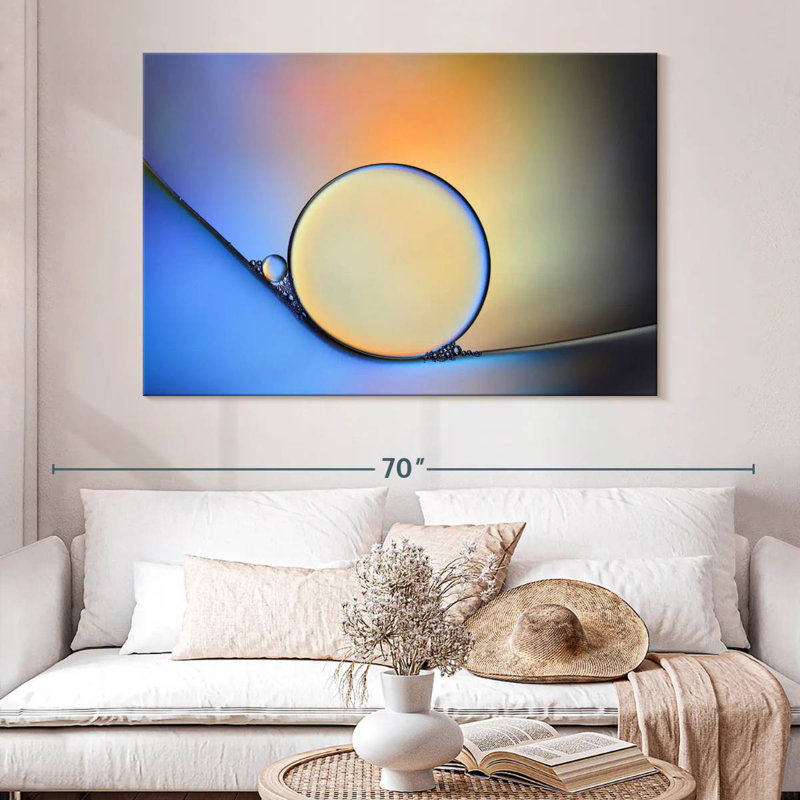 Arney Oil And Water In Harmony, 34" H x 51" W