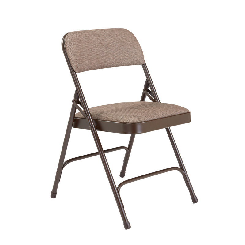 Chaises pliantes rembourrées 2200 Series Deluxe, Cadre noyer / brun