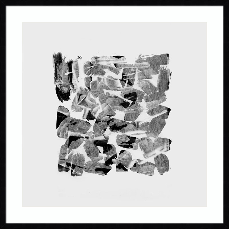 «White Scrub I» par Cartissi, impression sur bois encadrée, H 33 po x l 33 po