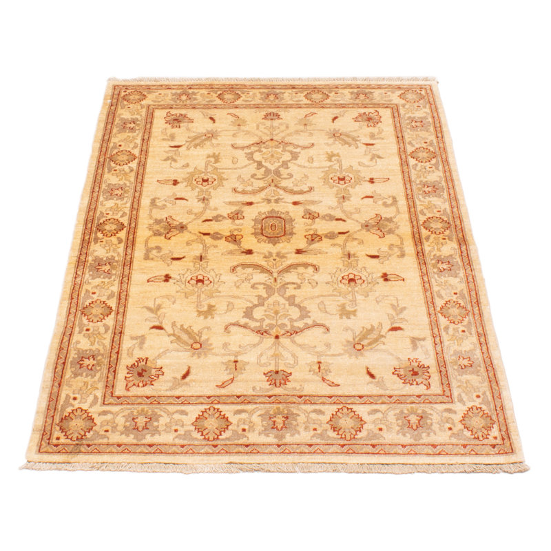 Tapis unique en laine noué à la main 3 pi 11 po x 5 pi 11 po Haussen