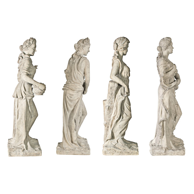 Goddesses of the Four Seasons Statues - 4 Piece