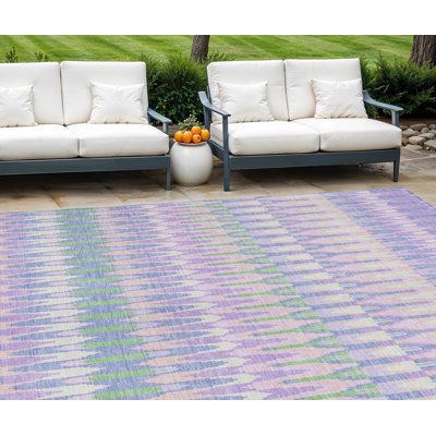 Tapis lavable rose 9 pi x 12 pi Southwestern