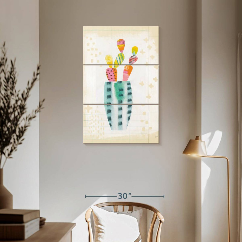 Harnek Collage Cactus I, H 57 po x l 36 po