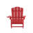 Ayleah Commercial All-Weather Adirondack Chairs with Cupholders-277921741