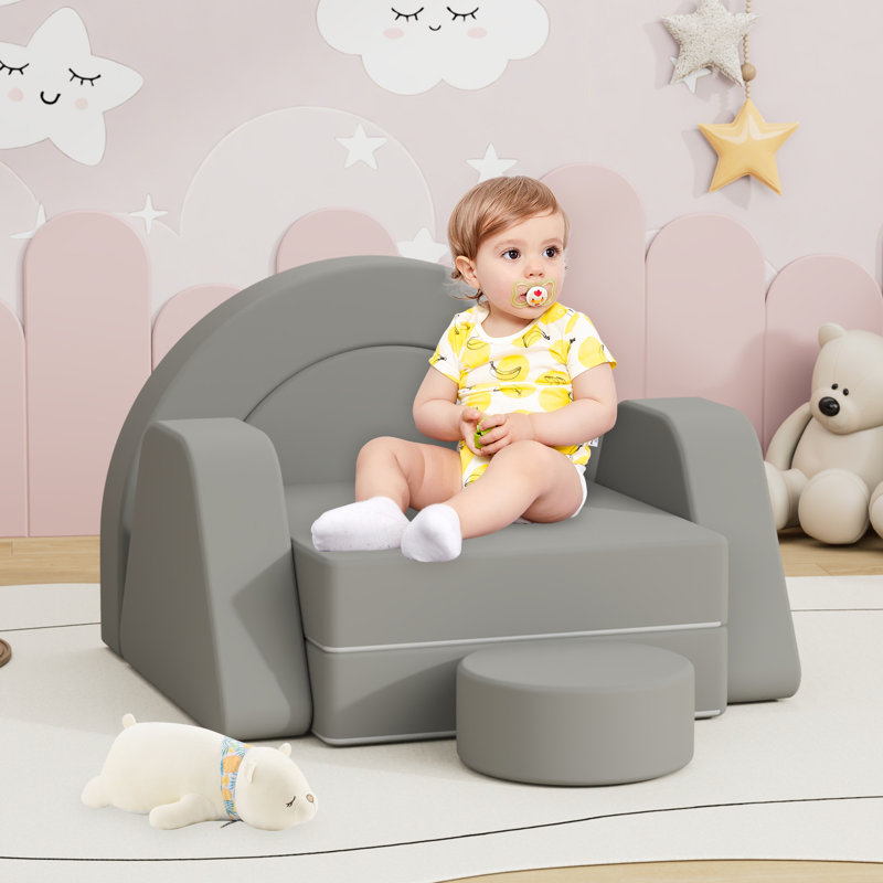 Children's Sofa / Sectional, Grey