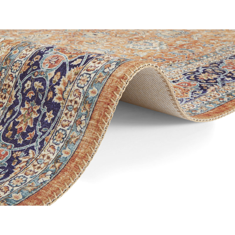 Keshan Maschad Tufted Golden Yellow Rug, Runner 80 x 200cm