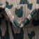 Teal Samburu Indoor/Outdoor Safari Rug