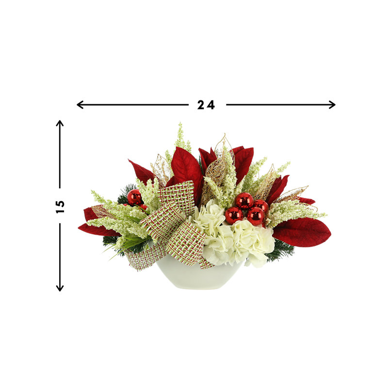 Arrangement floral en pot Johane Hydrangea