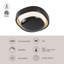 Pebble 8-in Silver dimmable LED Wall Sconce-127753473
