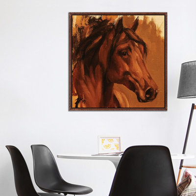 Equine Head Arab Chestnut (study 27) by Zil Hoque - Gallery-Wrapped Canvas Giclée on Canvas