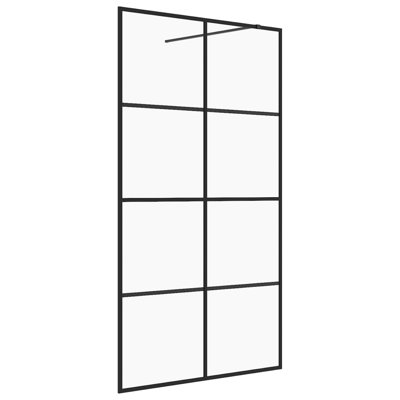 Osterhoudt 314.9 mm W 767.7 mm H Slab Semi-Frameless Shower Door with Clear Glass