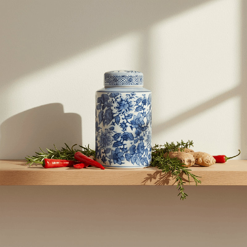 Stone Decorative Jar 1