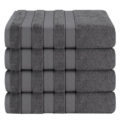Ensemble de serviettes de bain turques 100% coton 4 pièces
