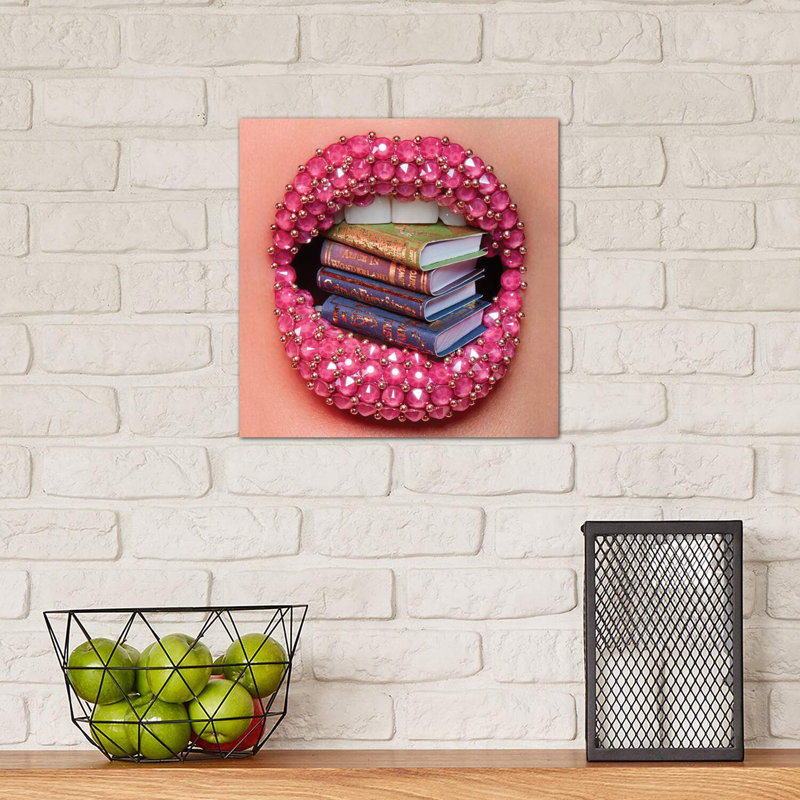 «Treasure» par Vlada Haggerty - impression d'art graphique, Toile tendue, H 12 po x l 12 po x P 0,75 po