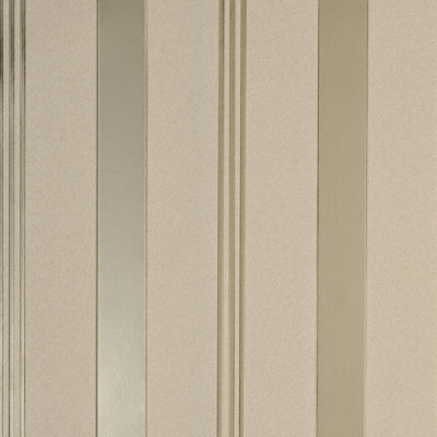 Collin Beige Bexley Stripe Wallpaper