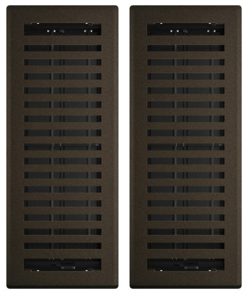 Registre de plancher Imperial Montezuma, Âge de bronze, L 4 po x L 12 po