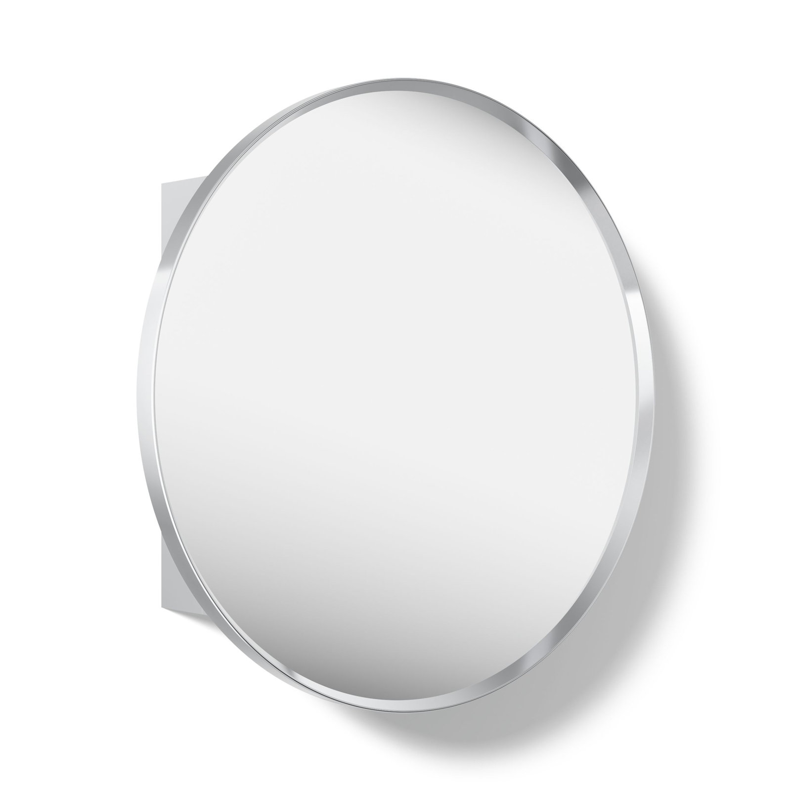 Verdera Round Medicine Cabinet, Polished Chrome