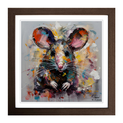 Mouse Expressionism - Framed Print