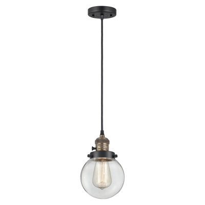 Luminaire suspendu sphère 1 lumière Lorri