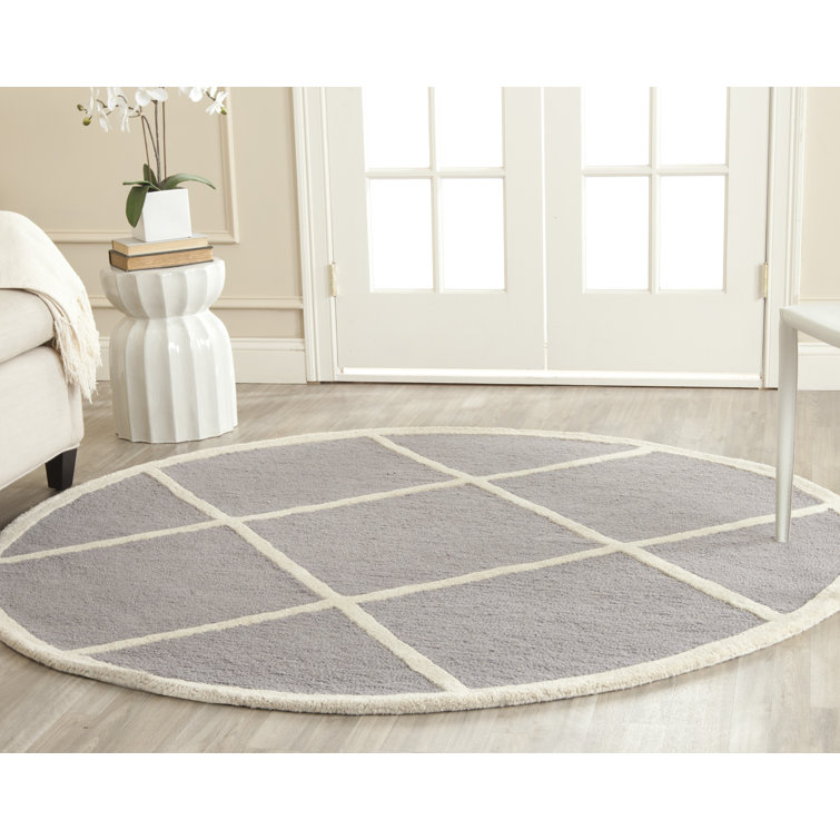 Deedgra Hand Tufted Wool Geometric Rug