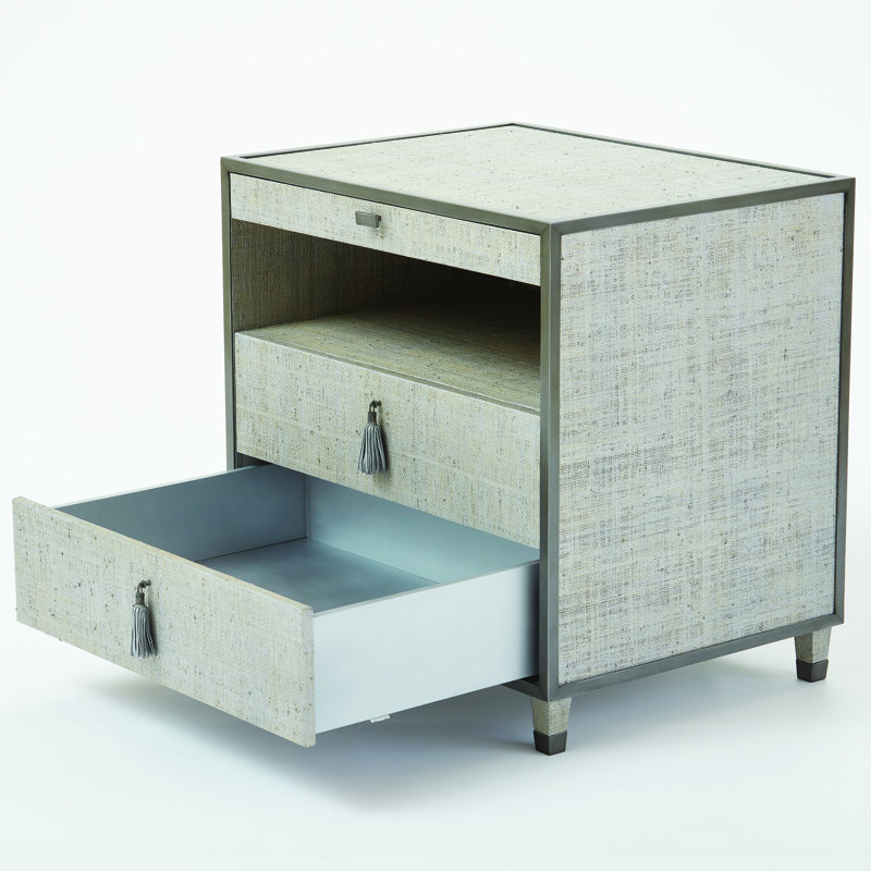 Bedside Chest, Silver