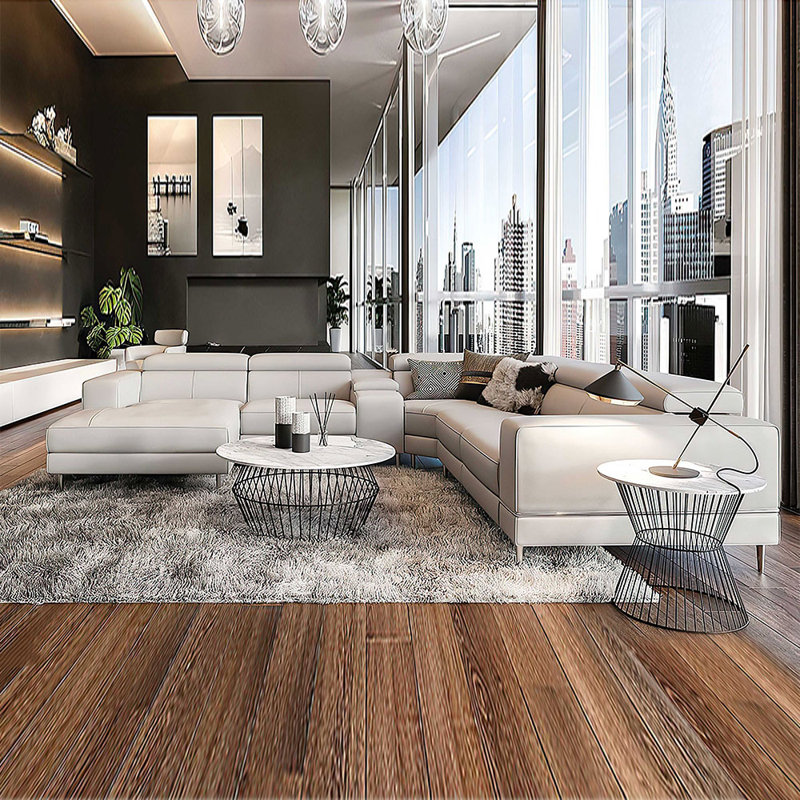 Upholstered Power Reclining U-Shaped Sectional, Left Hand Facing