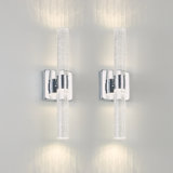 2-pack Bubble Crystal Wall Sconce