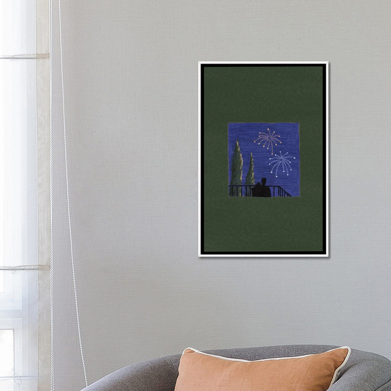 Indépendant - SGR43, Impression sur toile flottante sans passe-partout, H 26 po x l 18 po, Blanc